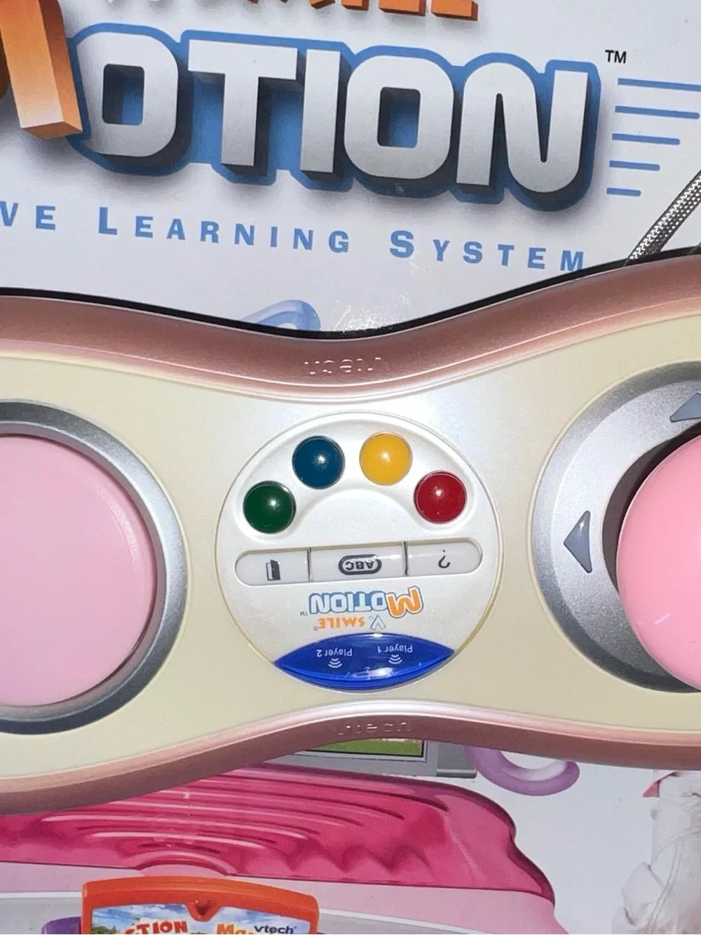 VTech V.smile V-motion Active Learning System With 3 Games PINK Test Works